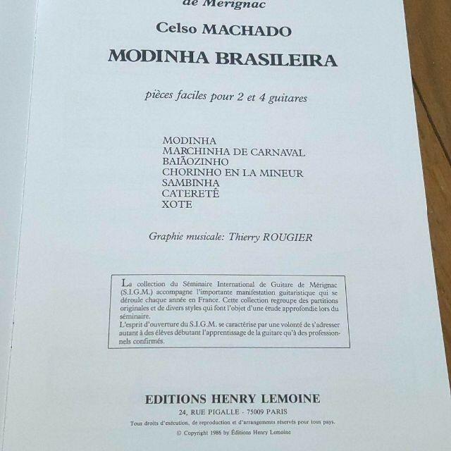 マシャド：モジーニャ・ブラジレイラ（2Gまたは4G) 楽器のギター(クラシックギター)の商品写真
