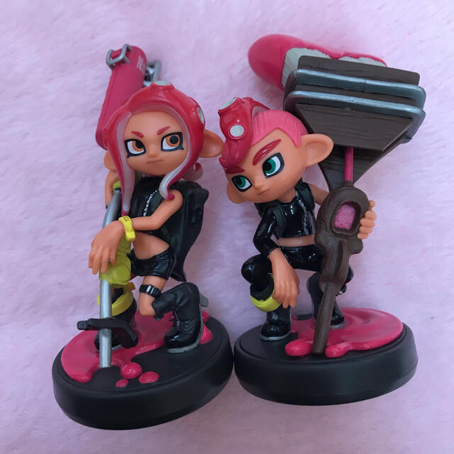 amiibo アミーボ スプラトゥーン2☆タコボーイ タコガールの通販 amiibo アミーボ スプラトゥーン2☆タコボーイ タコガールの通販