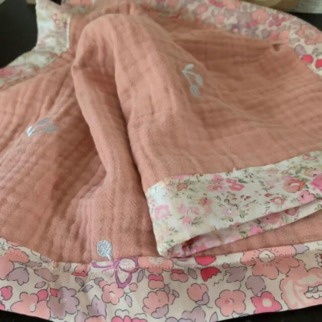 見本❤作品ページ 刺繍ガーゼ リバティ ブランケット ガーゼケット