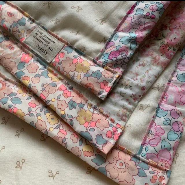 見本❤作品ページ 刺繍ガーゼ リバティ ブランケット ガーゼケット