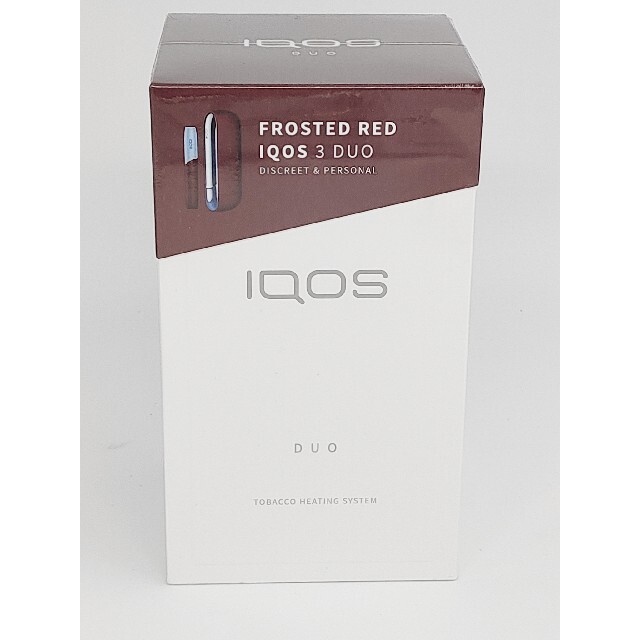 iQOS3アイコス3・DUO・デュオ・電子タバコ・FROSTED RED　★