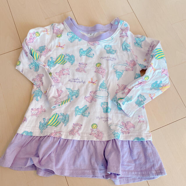 トップス　90 キッズ/ベビー/マタニティのキッズ服女の子用(90cm~)(Tシャツ/カットソー)の商品写真