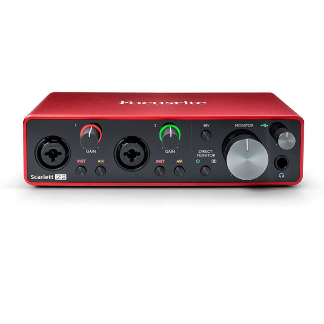 Focusrite Scarlett 2i2  オーディオインターフェイス 楽器のDTM/DAW(オーディオインターフェイス)の商品写真