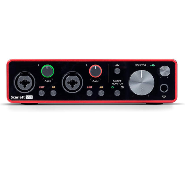 Focusrite Scarlett 2i2  オーディオインターフェイス 楽器のDTM/DAW(オーディオインターフェイス)の商品写真