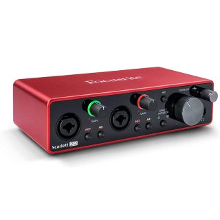 Focusrite Scarlett 2i2  オーディオインターフェイス(オーディオインターフェイス)