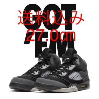 ナイキ(NIKE)のjordan5 ANTHRACITE 27.0㎝(スニーカー)