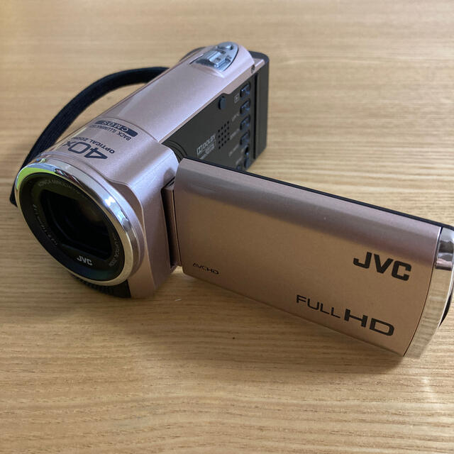 【新品・未使用】JVC ビデオカメラ　GZ-E77 スマホ/家電/カメラのカメラ(ビデオカメラ)の商品写真