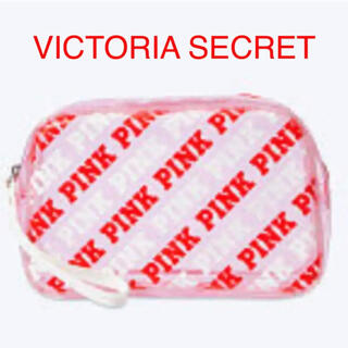 ヴィクトリアズシークレット(Victoria's Secret)のヴィクトリアシークレット　クリアポーチ　ピンク(ポーチ)