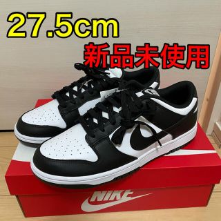 ナイキ(NIKE)のNIKE DUNK LOW WHITE BLACK ダンク 27.5cm(スニーカー)