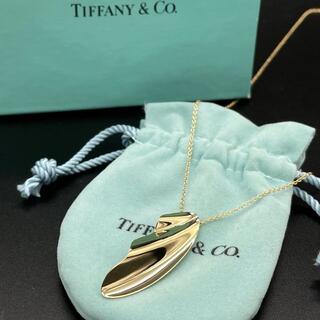 ティファニー(Tiffany & Co.)の希少 美品 ヴィンテージ ティファニー ゴールド フェザー ネックレス RU4(ネックレス)