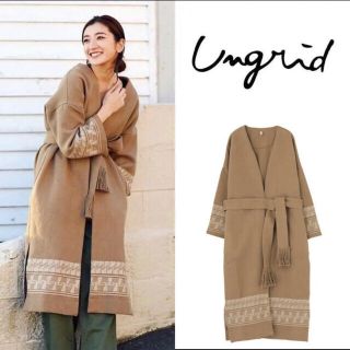 アングリッド(Ungrid)のジャガードガウン  (ガウンコート)