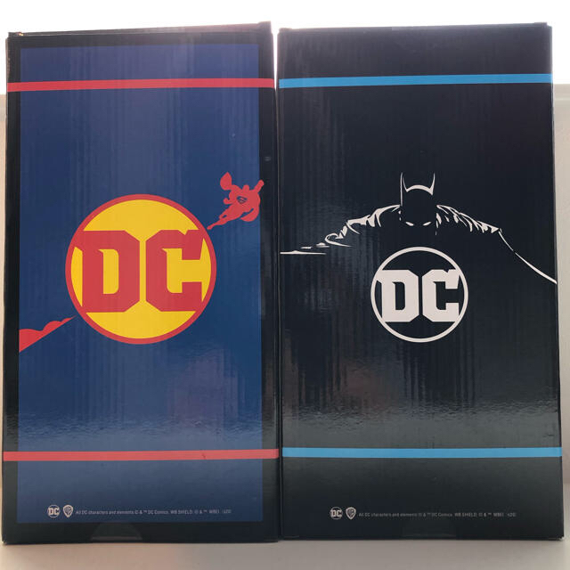 DC(ディーシー)の DC be@rbrick スーパーマン バットマン 400％ ベアブリック エンタメ/ホビーのフィギュア(アメコミ)の商品写真