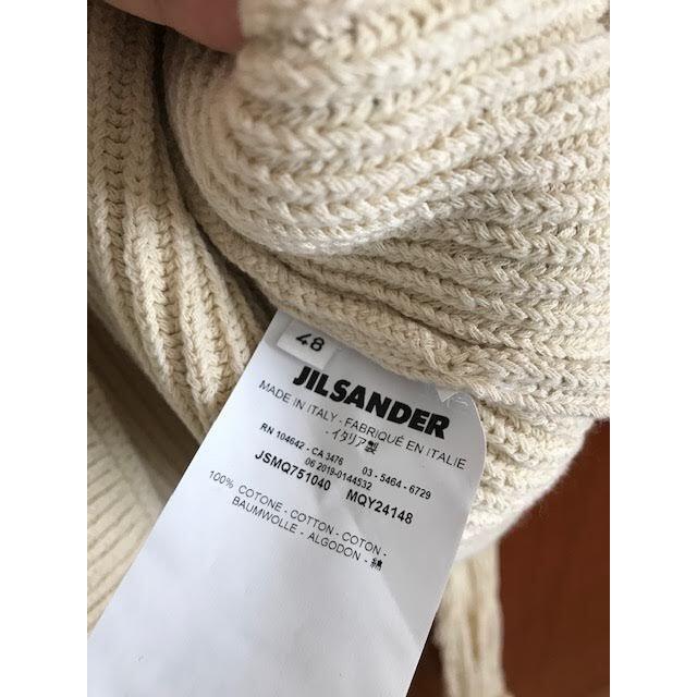 Jil Sander(ジルサンダー)の20SS JIL SANDER ケーブル編み フリンジ ニット ベスト メンズのトップス(ニット/セーター)の商品写真