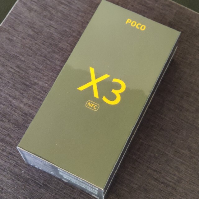 ANDROID(アンドロイド)のジャッジ卍様専用　Xiaomi POCO X3 日本語対応モデル 新品未開封 スマホ/家電/カメラのスマートフォン/携帯電話(スマートフォン本体)の商品写真