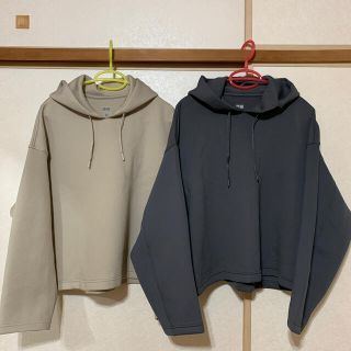 ユニクロ(UNIQLO)のドライソフトスウェットプルパーカ(長袖)(パーカー)