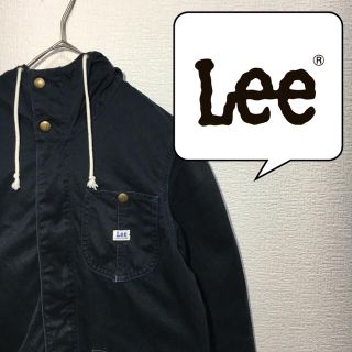 リー(Lee)のリー Lee マウンテンジャケット ブルゾン M 相当 古着 ネイビー アウター(マウンテンパーカー)