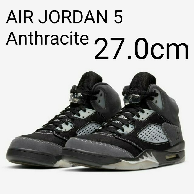 NIKE(ナイキ)のNIKE AIR JORDAN 5 ANTHRACITE 27.0cm メンズの靴/シューズ(スニーカー)の商品写真