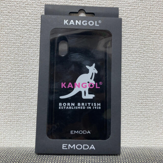 EMODA(エモダ)の未使用 EMODA×KANGOL iPhoneXケース AZUL moussy スマホ/家電/カメラのスマホアクセサリー(iPhoneケース)の商品写真