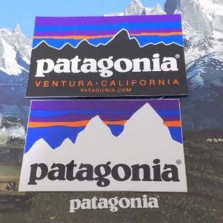 パタゴニア(patagonia)の【左縦5.7cm横8.8cm右縦6.3cm横9.8cm】patagonia二枚(その他)