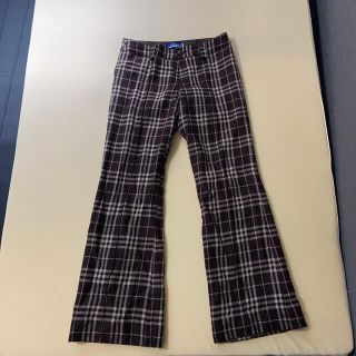 バーバリー(BURBERRY)のバーバリー  チェック　パンツ(カジュアルパンツ)