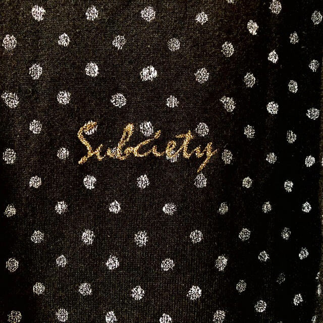 Subciety(サブサエティ)のSubciety サブサエティ　五部袖　ドットプリント　ジップパーカ　L メンズのトップス(パーカー)の商品写真