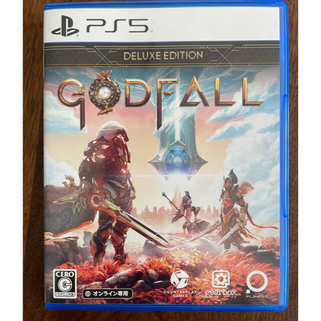 PlayStation(プレイステーション)のGodfall  PS5 エンタメ/ホビーのゲームソフト/ゲーム機本体(家庭用ゲームソフト)の商品写真
