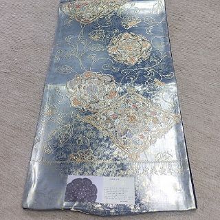 ニシジン(西陣)の岡44新品、未使用、正絹高級西陣袋帯、未仕立て品、再値下げ！(帯)