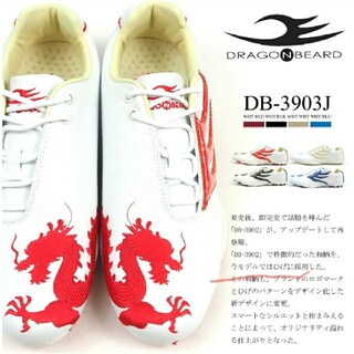 ドラゴンベアード(DRAGON BEARD)の［DRAGON BEARD］刺繍 和柄メンズスニーカー 27.5cm(スニーカー)