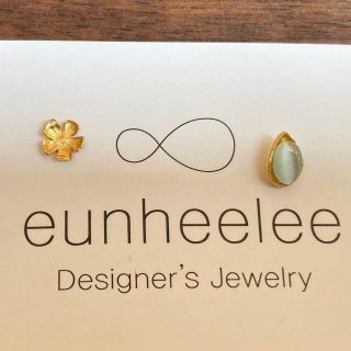 ピアス お花と涙 韓国 デザイナーズジュエリー eunheelee(ピアス)