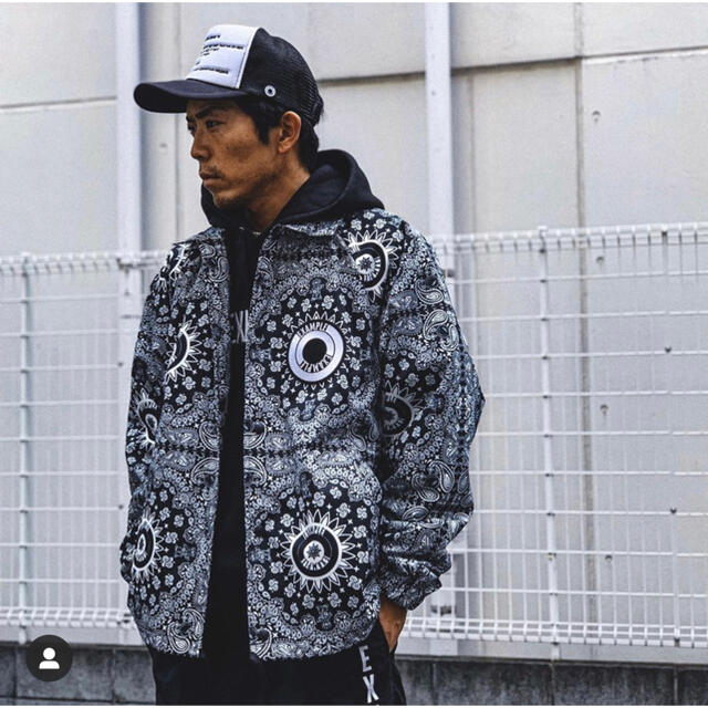 EXAMPLE PAISLEY PATTERN NYLON JACKET XL