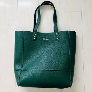 ハロッズ(Harrods)のHarrods リバーシブルトートバッグ　グリーン　ブラック　ハロッズ　(トートバッグ)