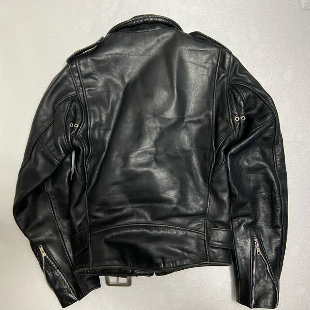 状態悪 SCHOTT ワンスター ダブルライダース サイズ32 ZIP閉まらない