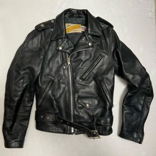 schott - 状態悪 SCHOTT ワンスター ダブルライダース サイズ32 ZIP
