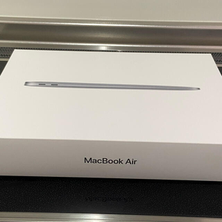 アップル(Apple)の超美品APPLE MacBook Air 2019/3月購入 充放電次数43回(ノートPC)