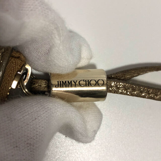 JIMMY CHOO(ジミーチュウ)の【匿名配送】ジミーチュウ　スタッズL字コインケース レディースのファッション小物(コインケース)の商品写真