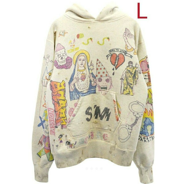 saint michael HOODIE GRAFFITI パーカー