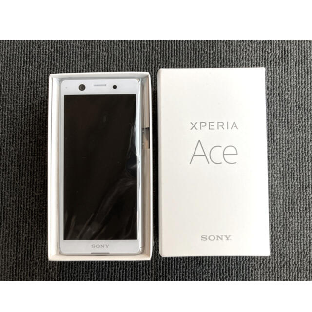 SONY(ソニー)のおうじさま専用　Xperia Ace White 64 GB  スマホ/家電/カメラのスマートフォン/携帯電話(スマートフォン本体)の商品写真