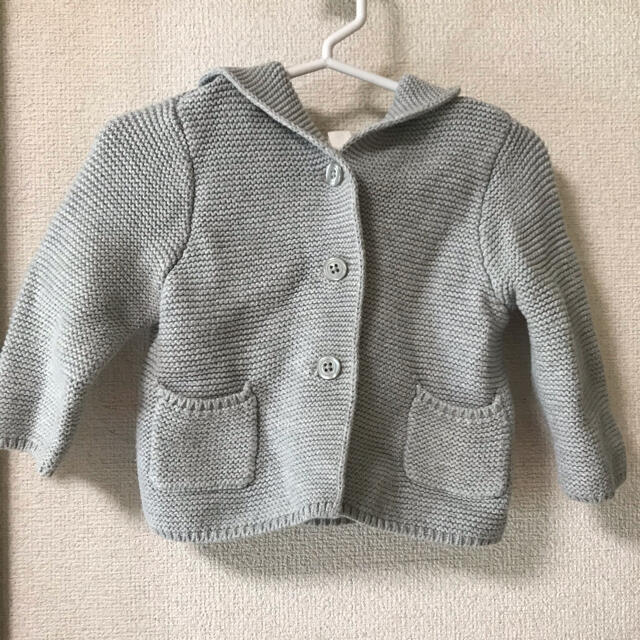 babyGAP(ベビーギャップ)のギャップ♡くま耳　カーディガン キッズ/ベビー/マタニティのベビー服(~85cm)(カーディガン/ボレロ)の商品写真