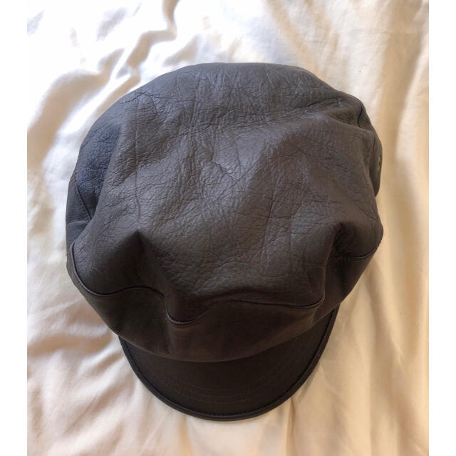 NEIGHBORHOOD(ネイバーフッド)の【送料無料❗️】ネイバーフッドキャスケット馬革レザーNEIGHBORHOOD帽子 メンズの帽子(ハンチング/ベレー帽)の商品写真