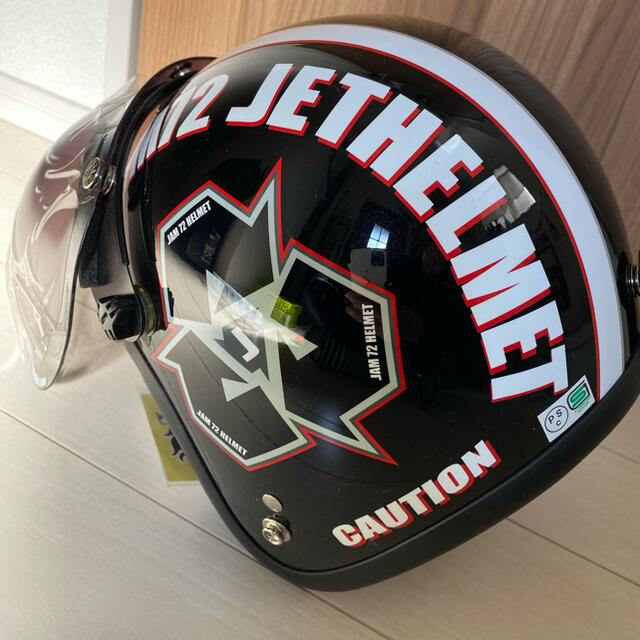 未使用　テックジャパン72JAM  ジェットヘルメット　バブルシールドセットヘルメット/シールド