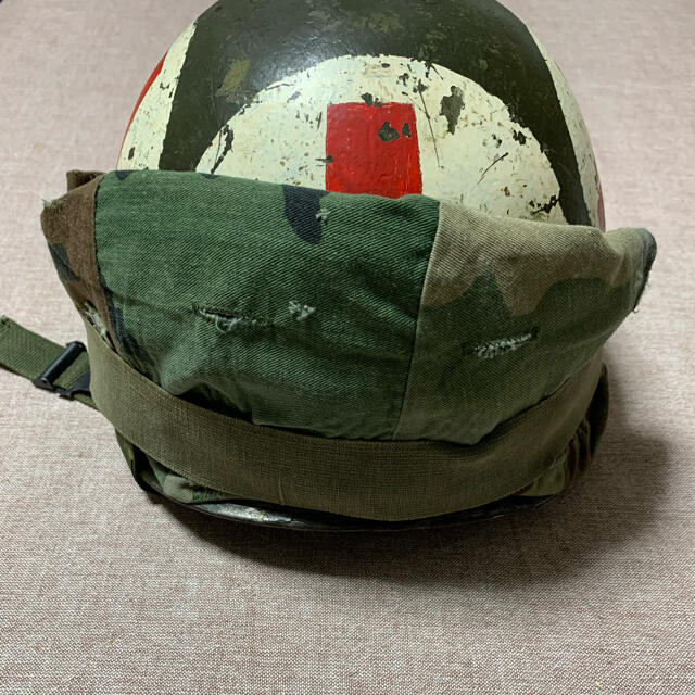 第二次世界大戦 アメリカ軍 衛生兵 赤十字 ヘルメット サバゲー 実物
