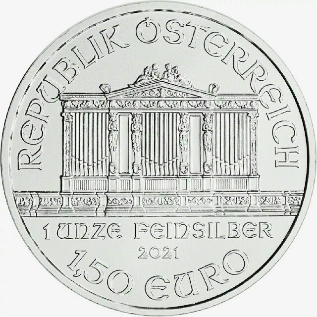 オーストリア 2021年 ウィーン 銀貨 3枚セット 新品 未使用 純銀2021年品位