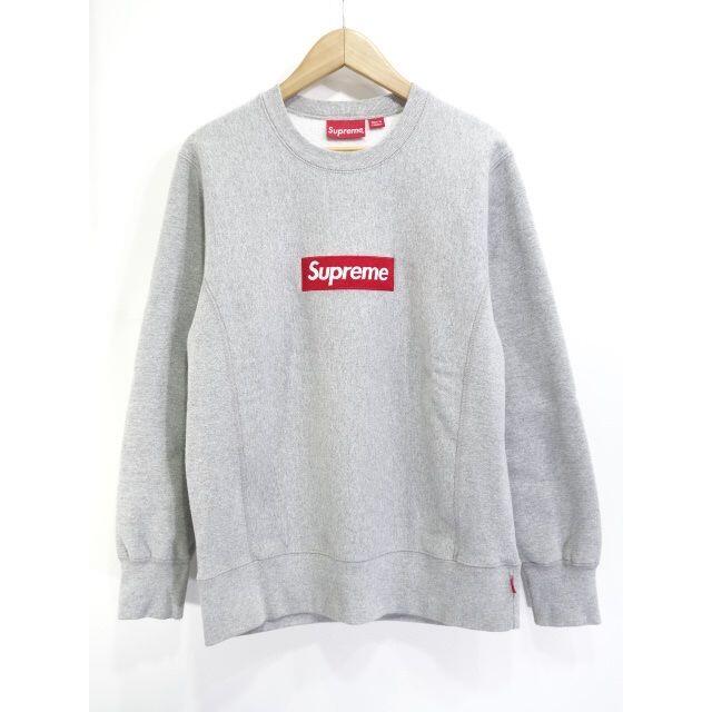 適当な価格 15aw Supreme - Supreme Box Crewneck Logo スウェット