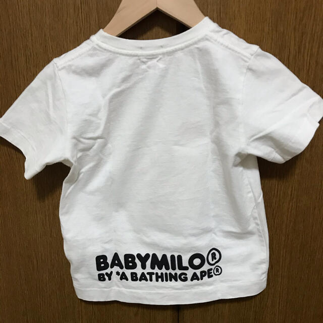 A BATHING APE(アベイシングエイプ)のエイプKIDS マイロTシャツ110ｾﾝﾁ キッズ/ベビー/マタニティのキッズ服男の子用(90cm~)(Tシャツ/カットソー)の商品写真