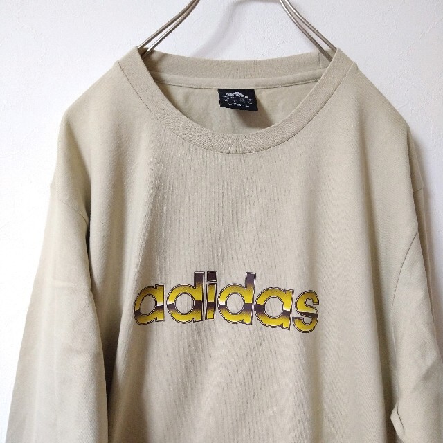 adidas(アディダス)の未使用　オーバーサイズ　ビッグサイズ　adidas　ロゴ　ロンT　XXL メンズのトップス(Tシャツ/カットソー(七分/長袖))の商品写真