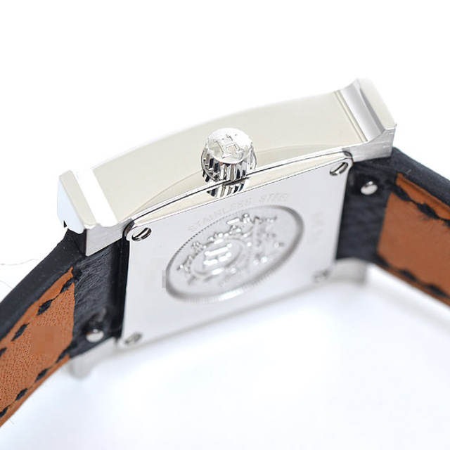 Hermes - エルメス Hウォッチ ミニ レディース 白文字盤 サンビーム SS Hermes - エルメス Hウォッチ ミニ レディース 白文字盤 サンビーム SS