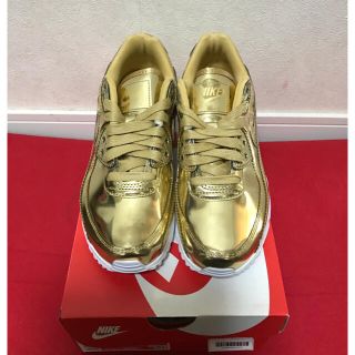 ナイキ(NIKE)のNIKE WIMNS AIR MAX90 SP METALLIC GOLD 新品(スニーカー)