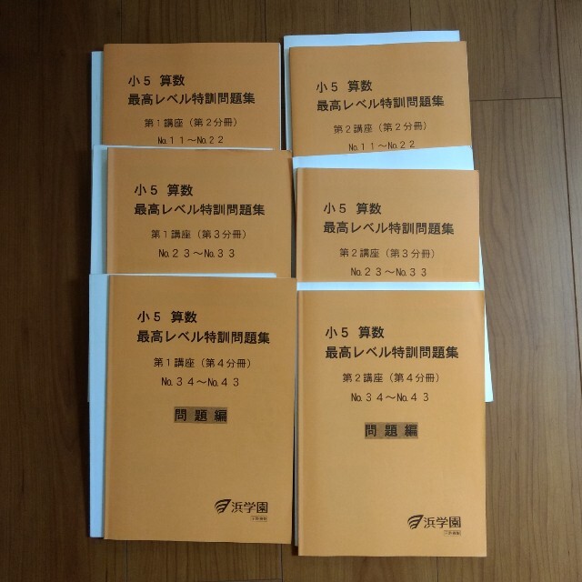 大決算セール 浜学園 小5 算数 最高レベル特訓問題集 ecousarecycling.com