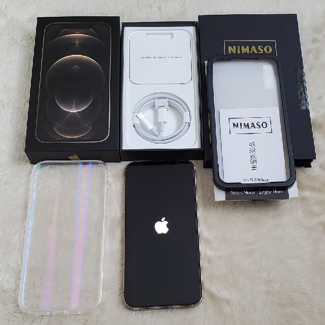 ほぼ新品】iPhone 12 Pro ゴールド 128GB Simフリー 激安直営店 48.0