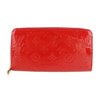 ルイヴィトン(LOUIS VUITTON)のLOUIS VUITTON ルイ ヴィトン ヴェルニ ジッピーウォレット 長財布 M90417 モノグラムヴェルニ   スリーズ レッド系   ラウンドファスナー ビトン 【本物保証】(財布)